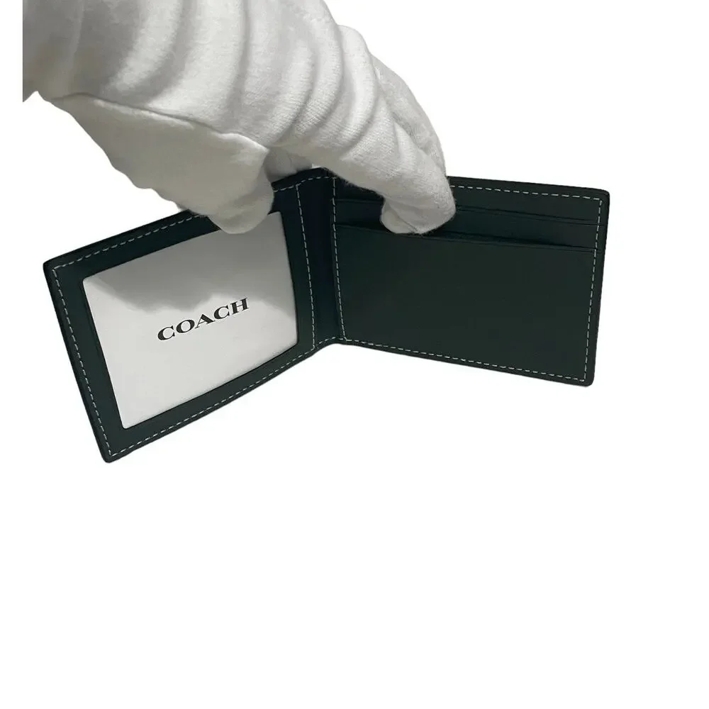 Coach Signature ID window Card Holder New small card holder